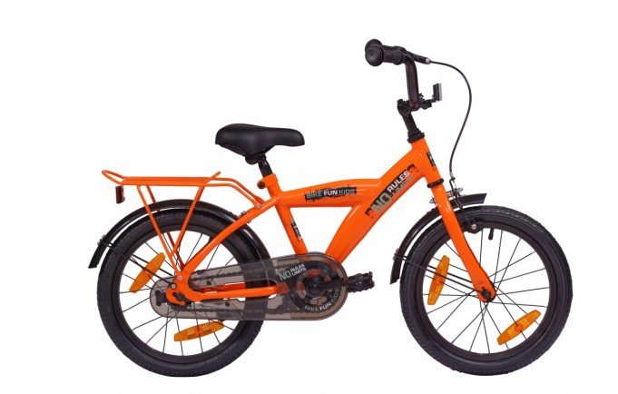 in plaats daarvan Voorzichtig Vergevingsgezind Bike Fun Kids No Rules 12" Oranje - Chamizo Fietsen